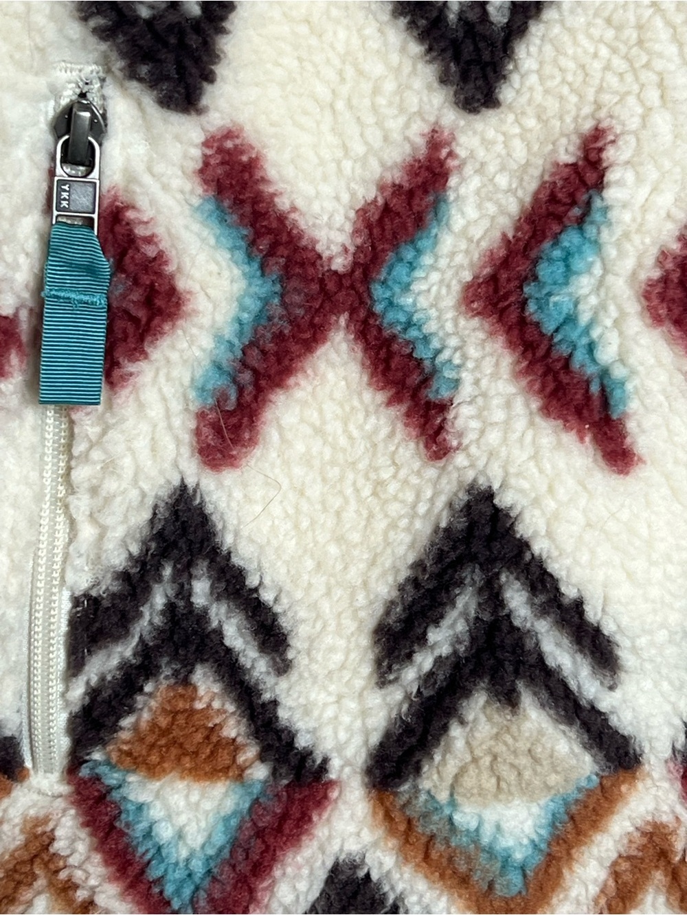 Patagonia Classic Retro-X Fleece Jacket Fern Dell Full Zip Geometric Retro Aztec - Picture 9 of 12